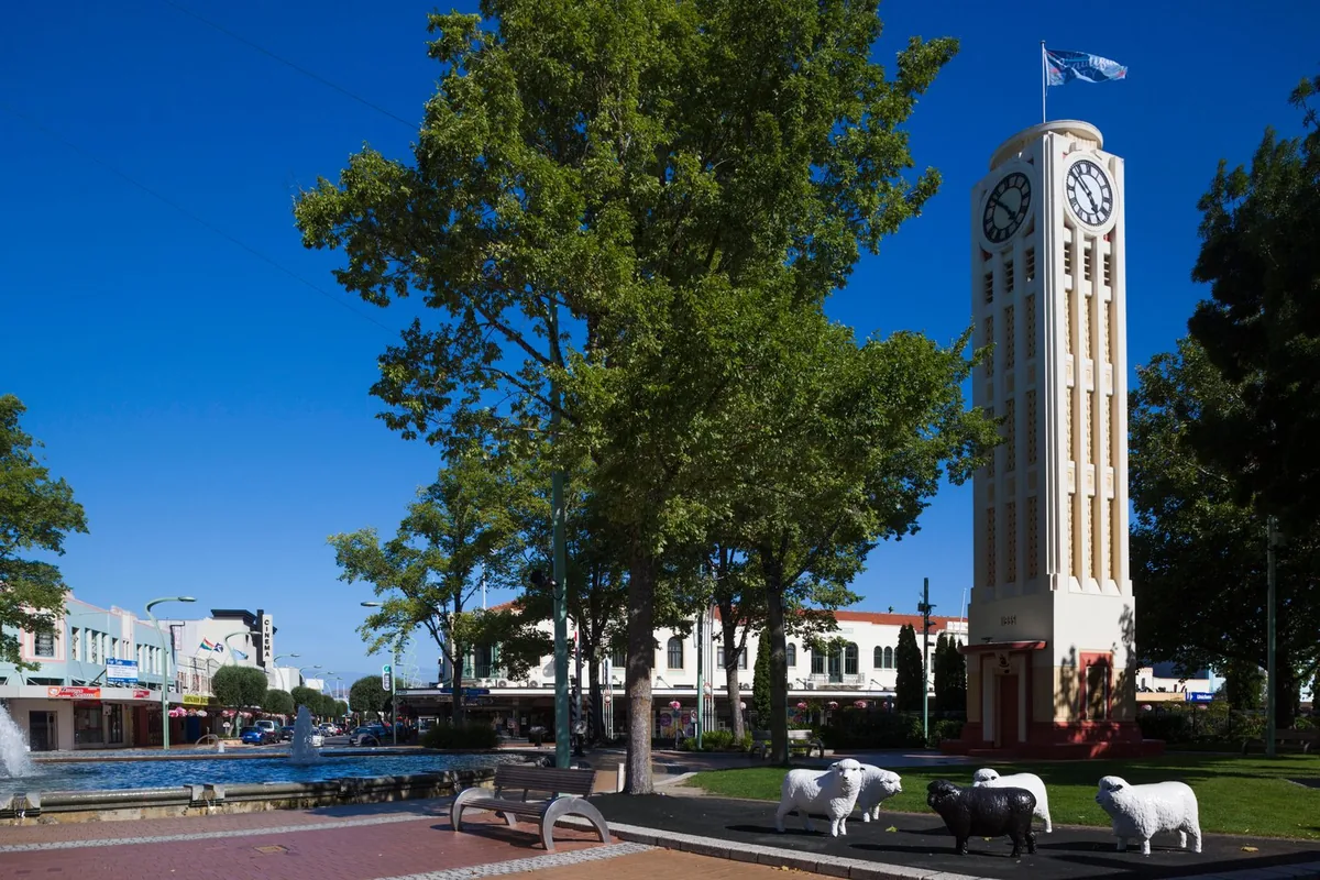 Hastings city centre in Hawke's Bay